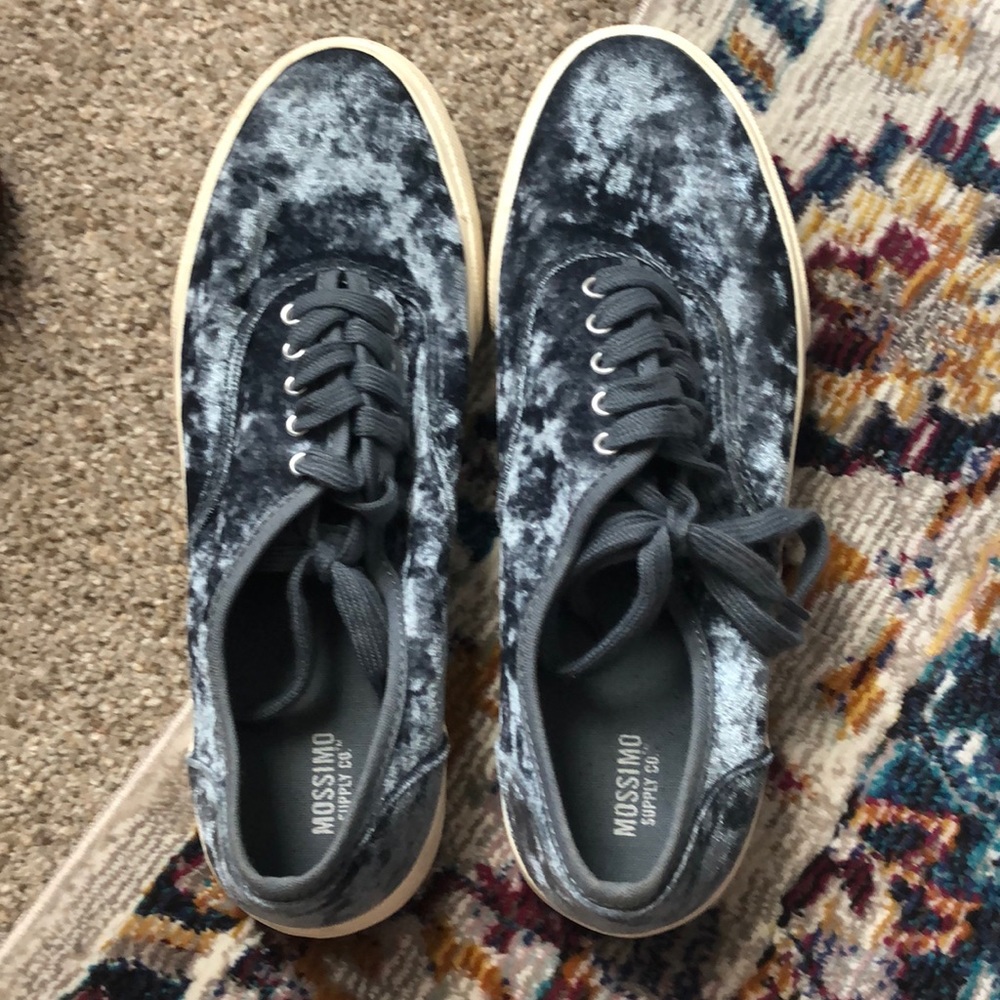 Velvet sneakers